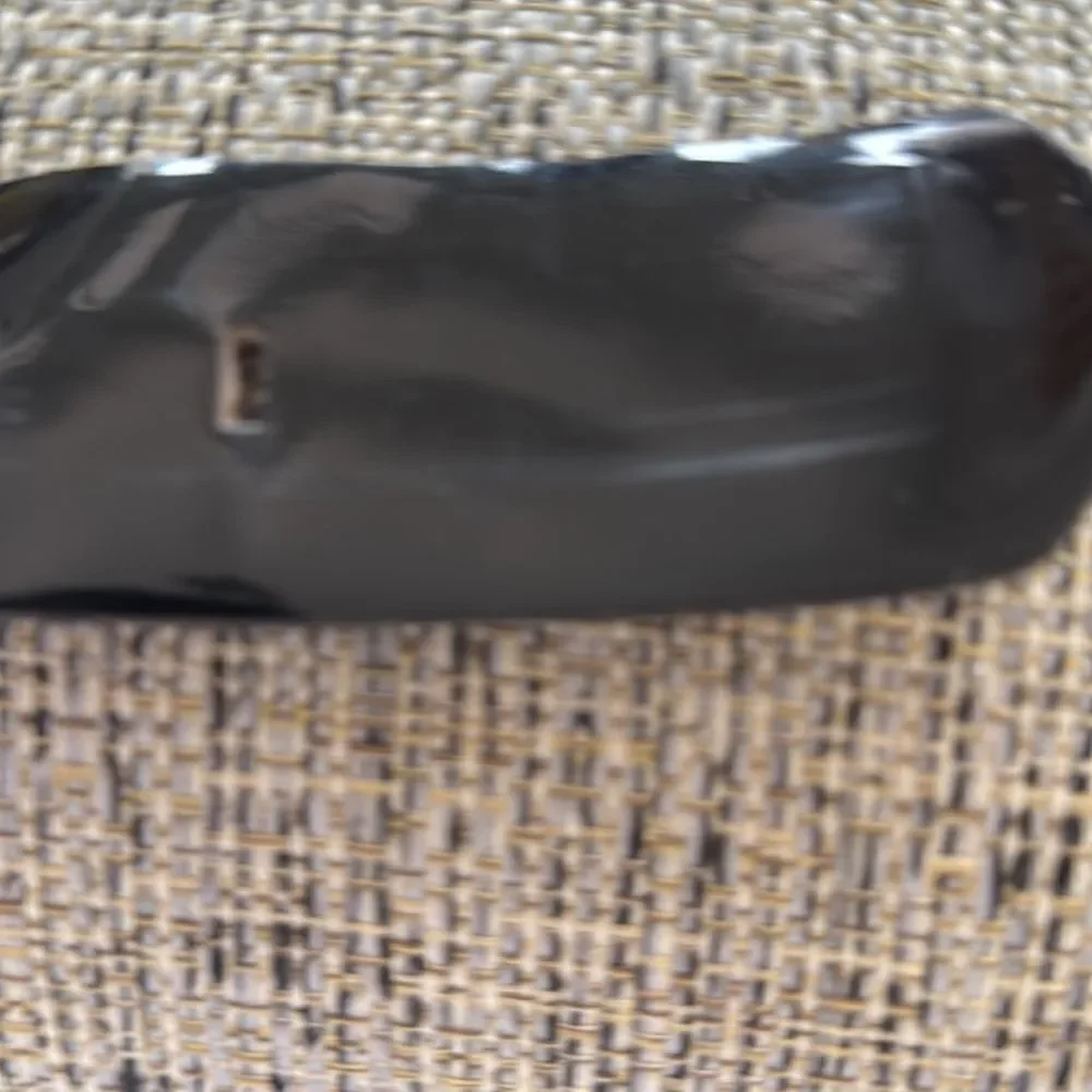 Vintage patent leather belt